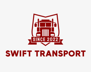 Transportation - Logistics Truck Transport logo design