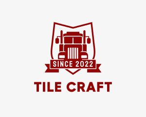 Logistics Truck Transport  logo design