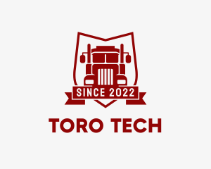 Logistics Truck Transport  logo design