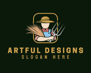 Organic Plant Farmer logo design