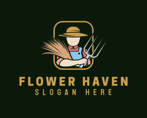 Organic Plant Farmer logo design