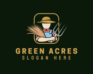 Farmer - Organic Plant Farmer logo design