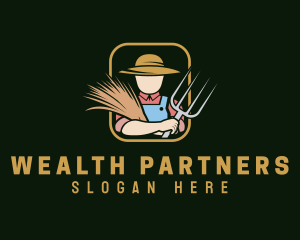 Organic Plant Farmer logo design