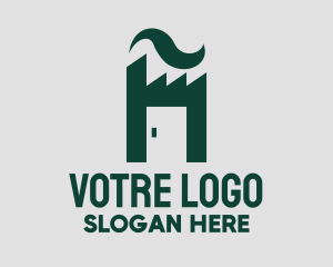 Industrial Factory Door  logo design