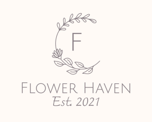 Flower Garden Lettermark logo design