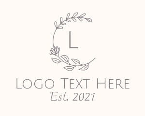 Spa - Flower Garden Lettermark logo design