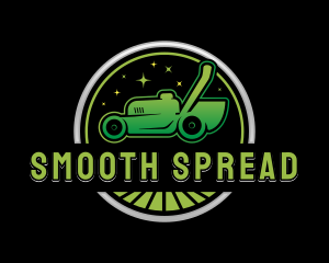 Landscaping Lawn Mower Logo