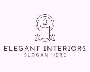 Halo Candle Spa logo design