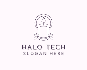 Halo Candle Spa logo design