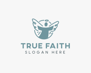 Belief - Spiritual Guardian Angel logo design