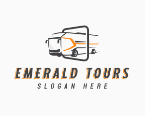 Tour Bus Transportation logo design