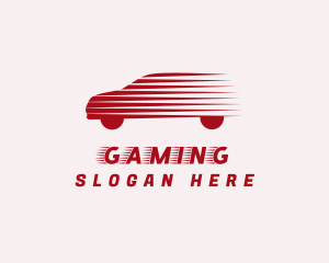 Drag Racing - Red Fast Rideshare logo design