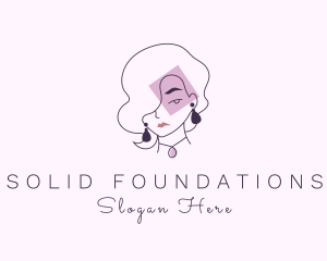 Beauty Product - Sophisticated Woman Jewelry logo design