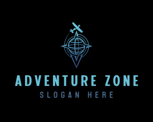 Travel Compass Adventure logo design