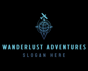 Travel Compass Adventure logo design