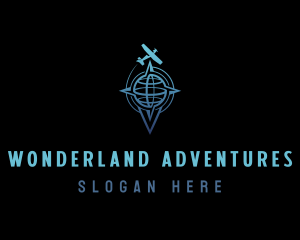 Travel Compass Adventure logo design