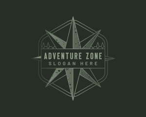 Compass Adventure Badge logo design