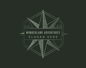 Compass Adventure Badge logo design