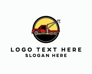 Transportation - Tow Truck Transportation logo design