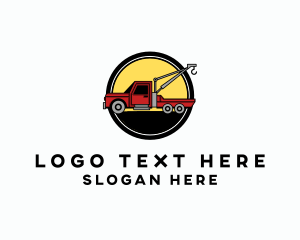 Tow Truck Transportation Logo
