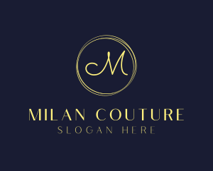 Classy Fashion Circle logo design