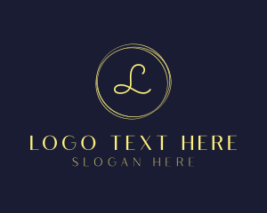 Handwriting - Classy Fashion Circle logo design