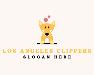 Corgi Dog Pet Clinic Logo