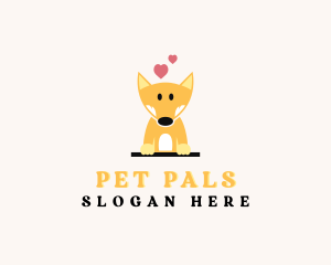 Corgi Dog Pet Clinic logo design