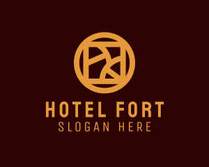 Luxury Hotel Window logo design