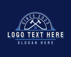 Home - Roof House Construction logo design