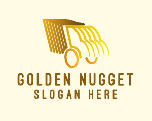 Golden Truck Lines logo design