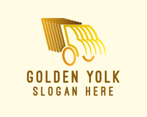 Golden Truck Lines logo design