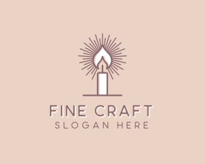 Wax Candlelight Decor  logo design