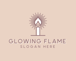 Candlelight - Wax Candlelight Decor logo design