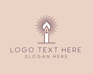 Scented - Wax Candlelight Decor logo design