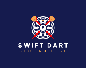 Dart Game Arcade logo design