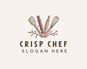 Baking Utensils Bakery logo design