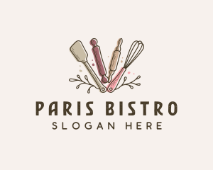 Baking Utensils Bakery logo design