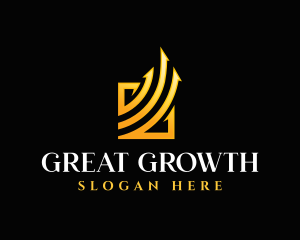 Arrow Financial Growth logo design