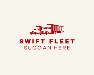 Fleet - Truck Fleet Delivery logo design