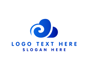 Illustrative - Data Cloud Application logo design