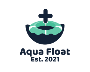 Float - Lifeguard Buoy Rescue logo design