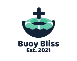 Lifeguard Buoy Rescue  logo design