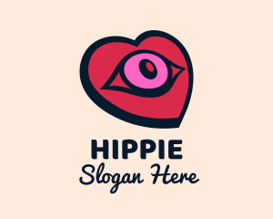 Adult - Romantic Heart Eye logo design