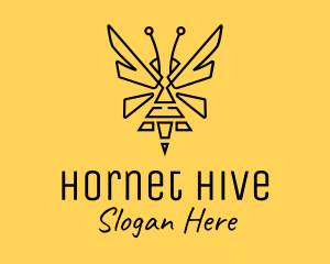 Hornet - Wasp Sting Bee logo design