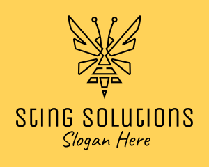 Wasp Sting Bee logo design