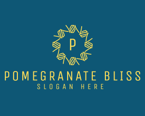 GeometricFlower Interior Designer logo design