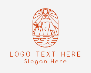 Exploration - Beer Beach Bar logo design