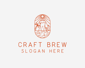 Beer - Beer Beach Bar logo design