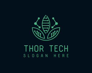 Tech Plant Circuit logo design